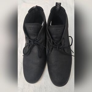 UGG Men's‎ Black Leather Shoes